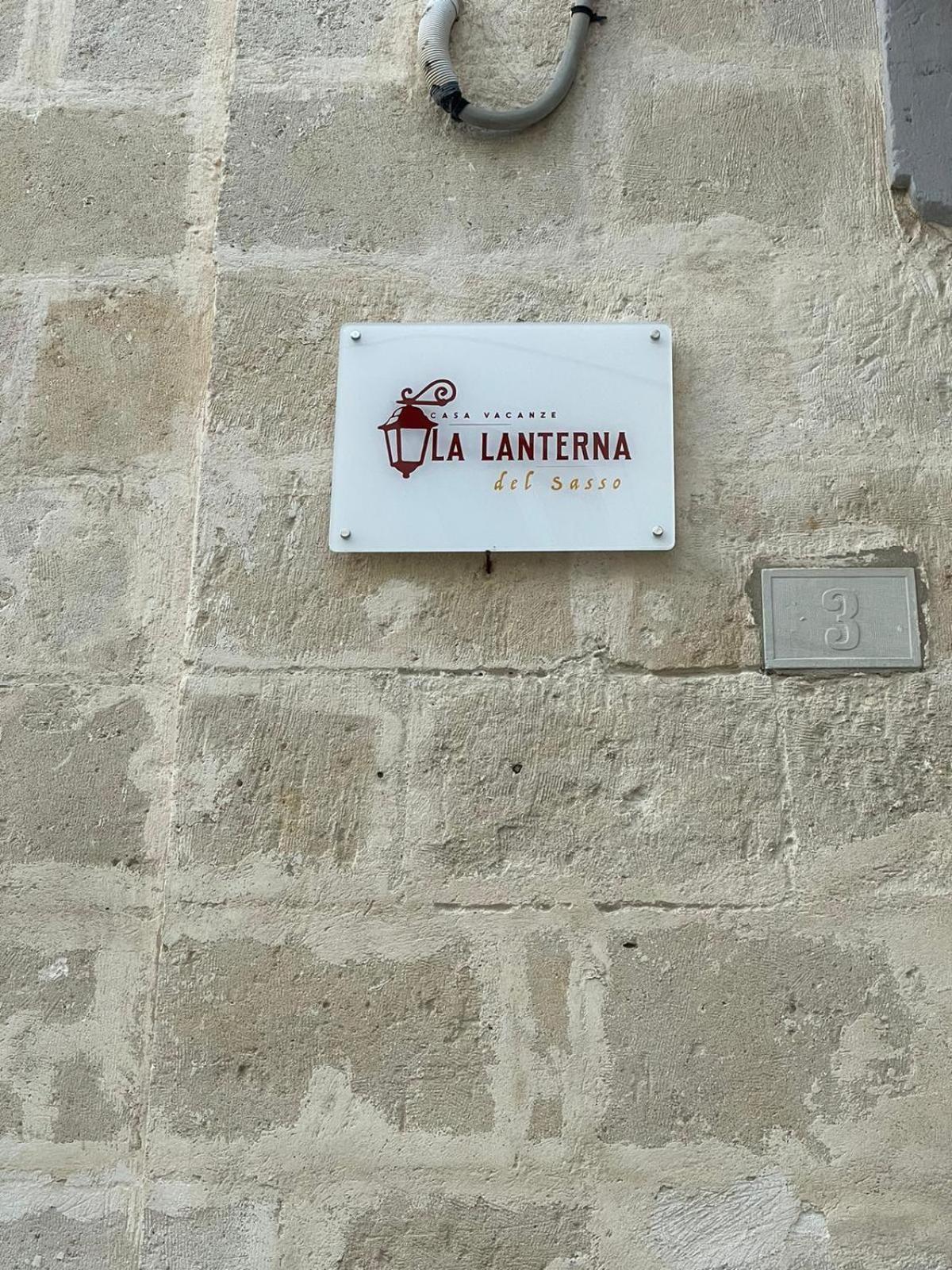 Vila La Lanterna Del Sasso Matera Exteriér fotografie